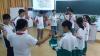 Our students played with the mainland students happily.