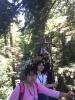 We went to the Capilano Suspension Bridge. There were many different bridges. The bridge was shaky and some students were scared when they tried to cross the bridge.