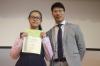 Chow Hiu Yeung (3A) was awarded the First Position in S.3 by the Principal.