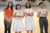 3B Ip Wing Ho,3C Guan Yingqi and 3D Ouyang Yingyi were awarded the Certificate of Merit by the Vice Principal Ms Lau.