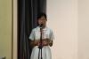 Chan Oi Ying from Class 3E was the MC of the ceremony.