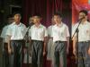 Some of the boy members of the School Choir.