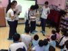 Students are teaching kids the lyrics.
