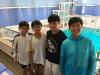 Team members of Boys B Grade Freestyle Relay.