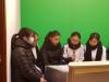 Students were introducing themselves which air live on Campus TV on the first day.