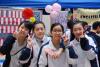 Students could learn Chinese expressions in a fun way at the Chinese Department stall.