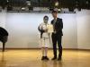Ho Lok Man from class 2E was awarded the First Position in S.2 by the Principal.