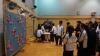 Students participated actively in the game booths in the hall.