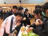 Students tasted the fruits.