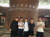 Members of the Creativity Team are posing for a photo at The Hong Kong Polytechnic University. 