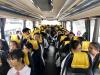 Students were going to the Yuen Long Theatre.