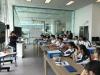Students are learning about the scientific principle of engineering from the teacher in HKSTP.