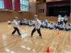 Students are experiencing fencing.