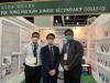 Dr. Jimmy Wong, Executive Director of the Hong Kong Academy of Gifted Education, visits our booth.