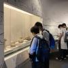 Student was keen to learn the history of Hong Kong which was exhibited in the panel. 