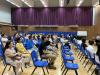 Parents listen to the sharing of the Committee Heads.