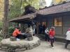 Students visit the Du Fu Thatched Cottage.